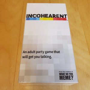 Incohearent by What Do You Meme? Board Card Game - NEW Factory Sealed